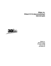 3Dlabs Wildcat II 5110 Gebruikersgids