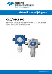 TELEDYNE OLDHAM SIMTRONICS OLCT 100 Gebruiksaanwijzing