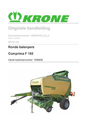 Krone Comprima F 155 Originele Handleiding