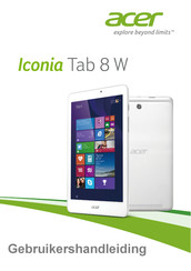 Acer Iconia Tab 8 W Gebruikershandleiding