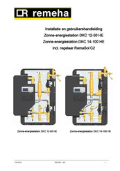 REMEHA DKC 14-100 HE Installatie- En Gebruikershandleiding