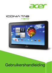 Acer ICONIA TAB A510 Gebruikershandleiding