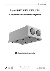 SystemAir Topvex FR08 Installatie-Instructie