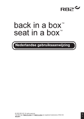 R82 back in a box Gebruiksaanwijzing