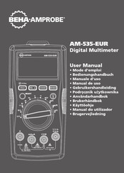 Beha-Amprobe AM-535-EUR Gebruikershandleiding