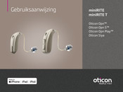 oticon Opn Play miniRITE Series Gebruiksaanwijzing