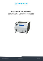 Batterytester AT00001 Gebruikshandleiding