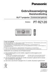 Panasonic PT-RZ120W Gebruiksaanwijzing