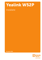 Yealink W52P Handleiding
