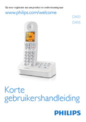 Philips BeNear D4002W/22 Korte Gebruikershandleiding