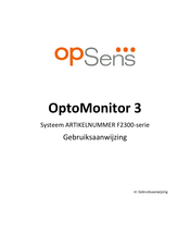 Opsens OptoMonitor 3 F2300 Series Gebruiksaanwijzing