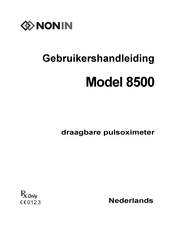 Nonin 8500 Gebruikershandleiding