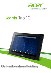 Acer Iconia Tab 10 Gebruikershandleiding