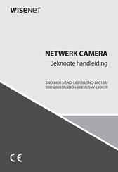 Wisenet SNV-L6083R Beknopte Handleiding