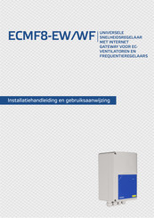 Sentera Controls ECMF8-WF Installatiehandleiding En Gebruiksaanwijzing