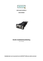 Digitus DA-70146-BA Snelle Installatiehandleiding