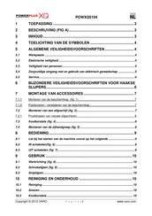 Powerplus XQ POWXQ5104 Gebruiksaanwijzing