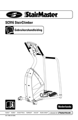 Nautilus Stairmaster SC916 StairClimber Gebruikershandleiding