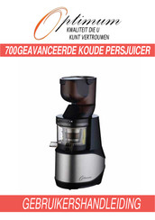 Optimum 700 ADVANCED COLD PRESS JUICER Gebruikershandleiding