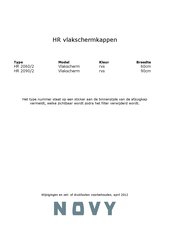 Novy HR 2060/2 Gebruikershandleiding