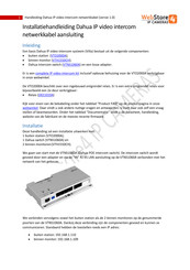 Dahua DEE1010A Installatiehandleiding