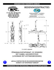 WPG P1HV1104DC2 Bedieningsinstructies