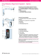 Brainlab Cirq Robotic Alignment System - Spine Beknopte Handleiding