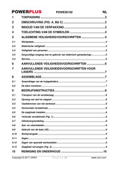 Powerplus POWE50102 Gebruiksaanwijzing