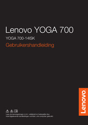 Lenovo YOGA 700-14ISK Gebruikershandleiding