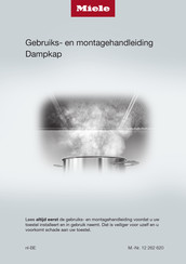 Miele DA 4228 W Gebruiks- En Montagehandleiding