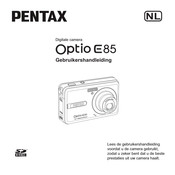 Pentax Optio E85 Gebruikershandleiding