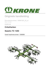 Krone 1090806 Originele Handleiding