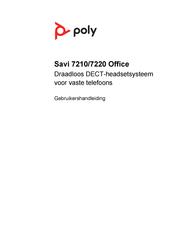 Poly Savi 7220 Office Gebruikershandleiding