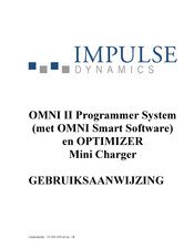 Impulse Dynamics OPTIMIZER Mini Charger Gebruiksaanwijzing