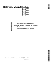 Kemper 390plus Gebruikshandleiding