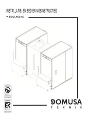 DOMUSA TEKNIK Bioclass HC Installatie- En Bedieningsinstructies