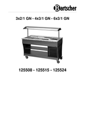 Bartscher 6x3/1 GN Gebruiksaanwijzing