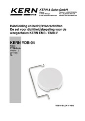 KERN and SOHN YDB-04 Handleiding