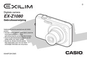 Casio Exilim Ex-Z1080 Gebruiksaanwijzing