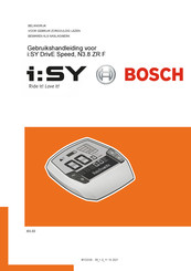 Bosch i:SY DrivE Speed Gebruikshandleiding