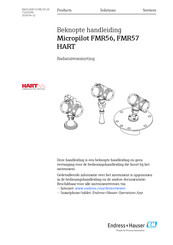 Endress+Hauser Micropilot FMR57 Beknopte Handleiding