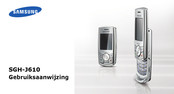 Samsung SGH-J610 Gebruiksaanwijzing