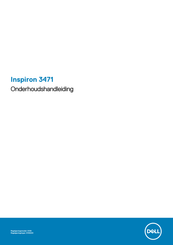 Dell Inspiron 3471 Onderhoudshandleiding