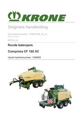 Krone Comprima CF 155 XC Originele Handleiding