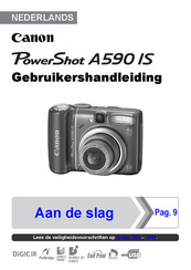 Canon PowerShot A590 IS Gebruikershandleiding