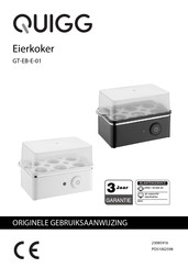 QUIGG GT-EB-E-01 Gebruiksaanwijzing