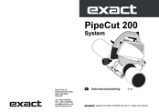 eXact PipeCut 200 Gebruikershandleiding