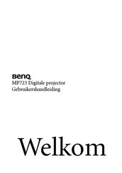 BenQ MP723 Gebruikershandleiding