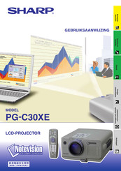 Sharp PG-C30XE Gebruiksaanwijzing