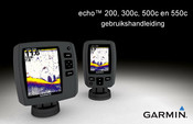 Garmin echo 550c Gebruikershandleiding